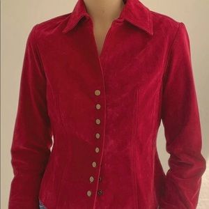 Live a Little Red Button Down Shirt